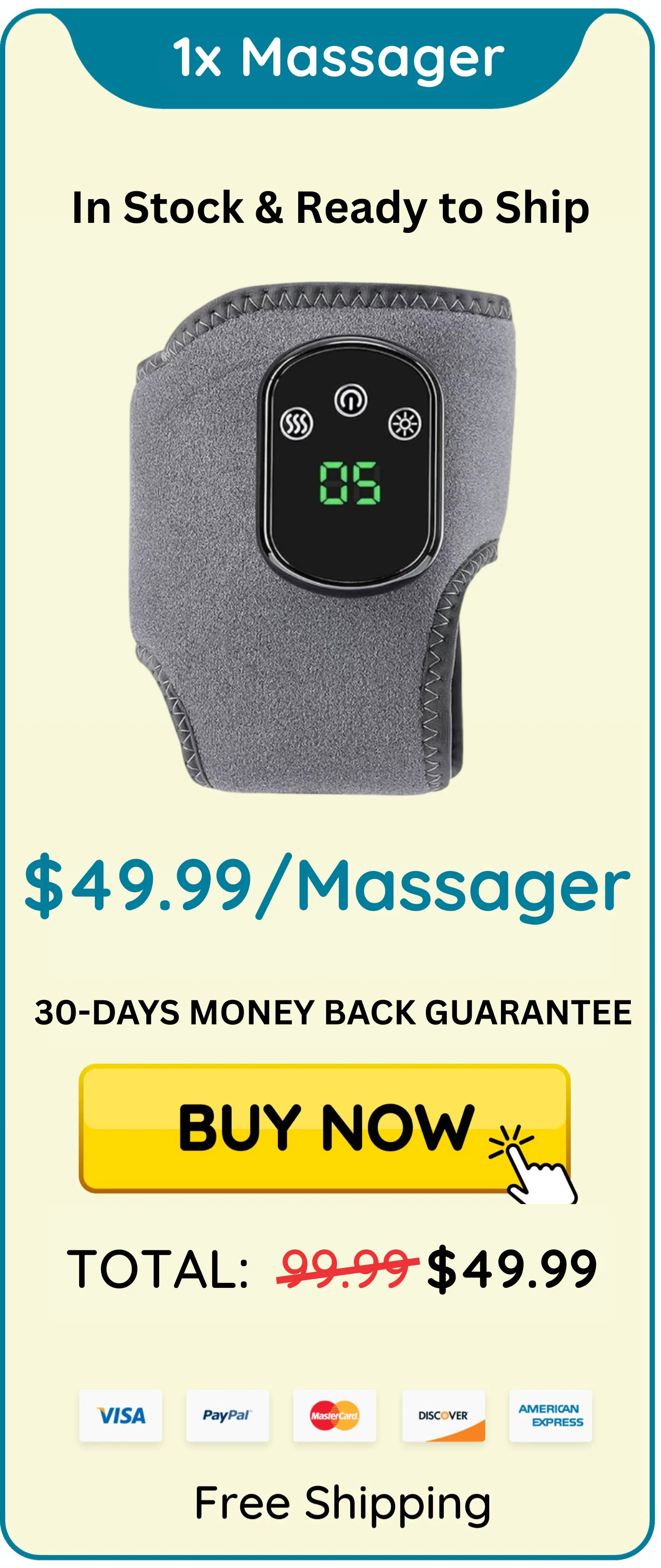 EMSense foot massager package 1