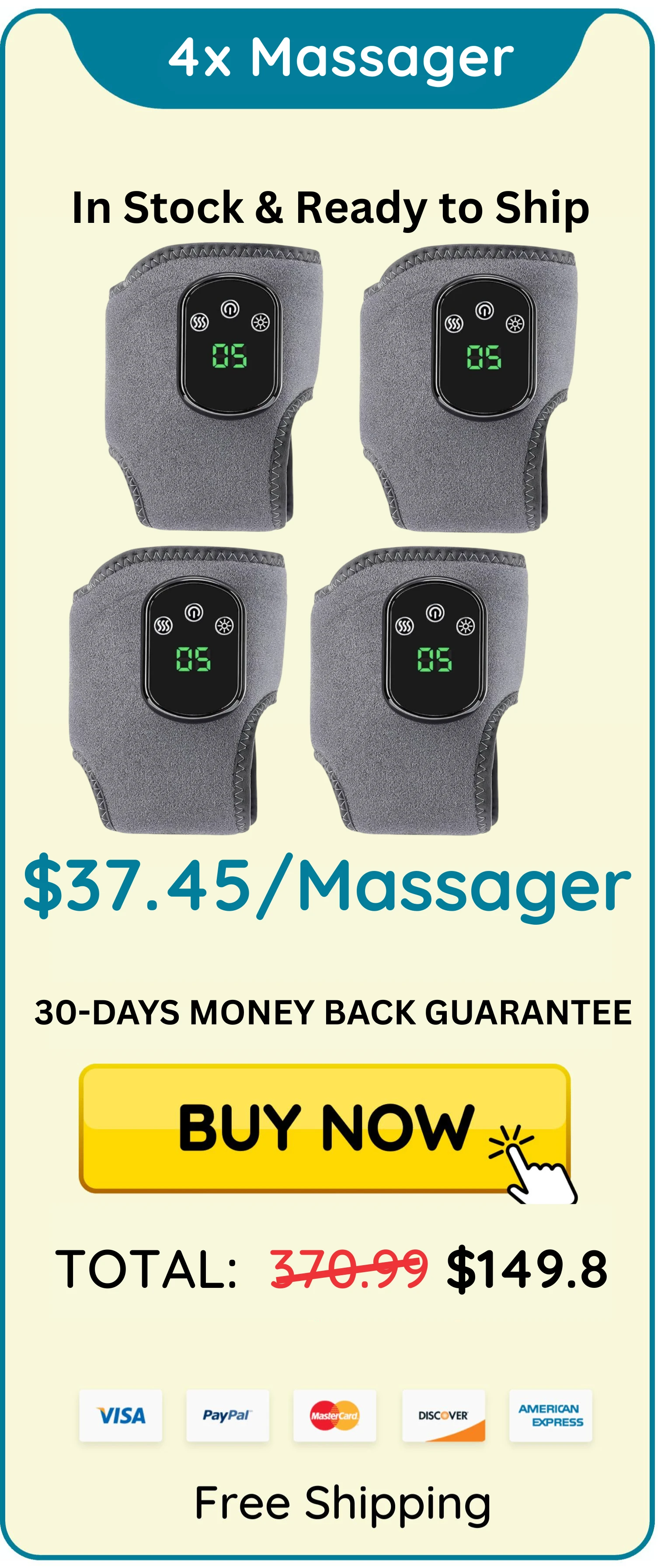 EMSense foot massager package 4